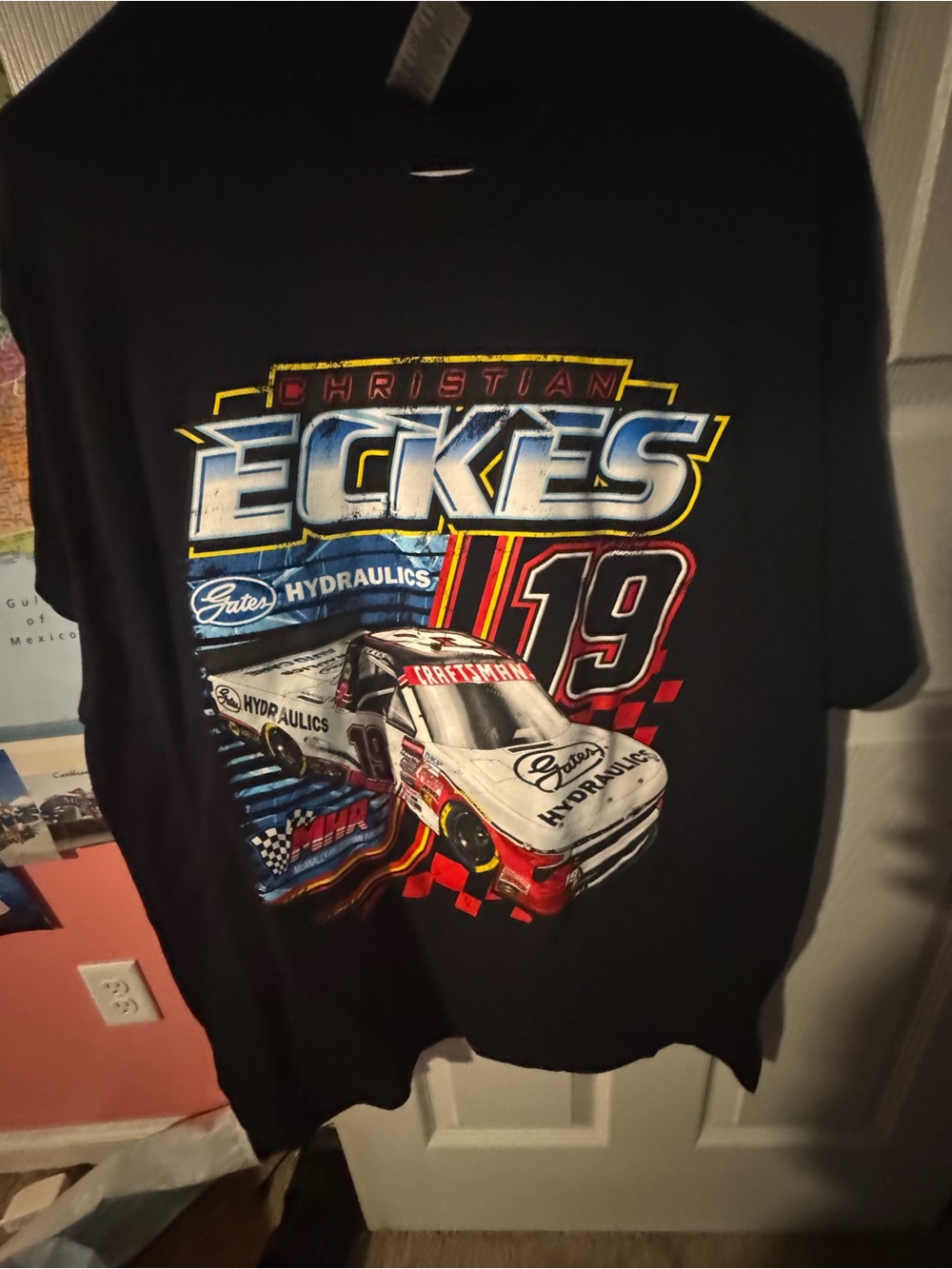 Christian Eckes Racing Truck Graphic Tee with Multicolor Print